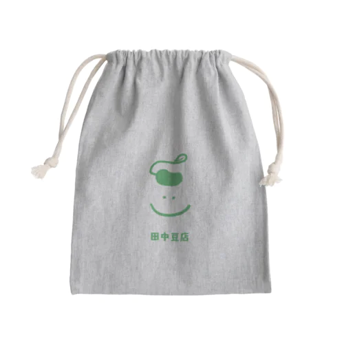芽がでた豆 Mini Drawstring Bag