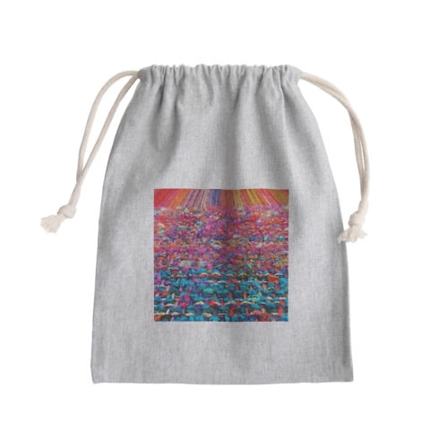 珊瑚礁／カヨサトーTX Mini Drawstring Bag