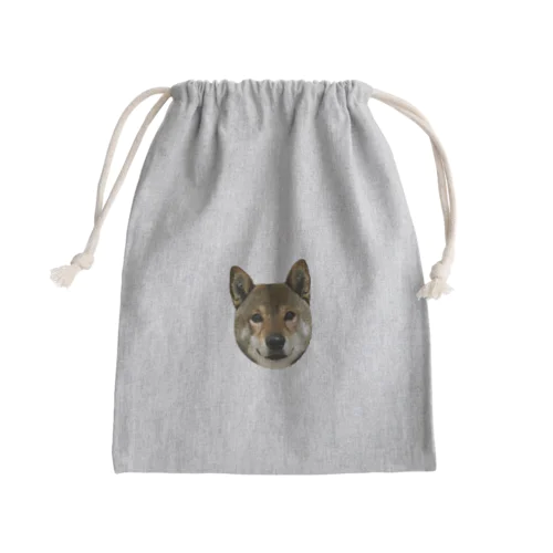 柴犬・陸 Mini Drawstring Bag