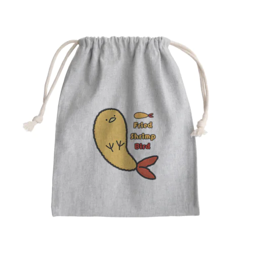 えびふらいのとり Mini Drawstring Bag