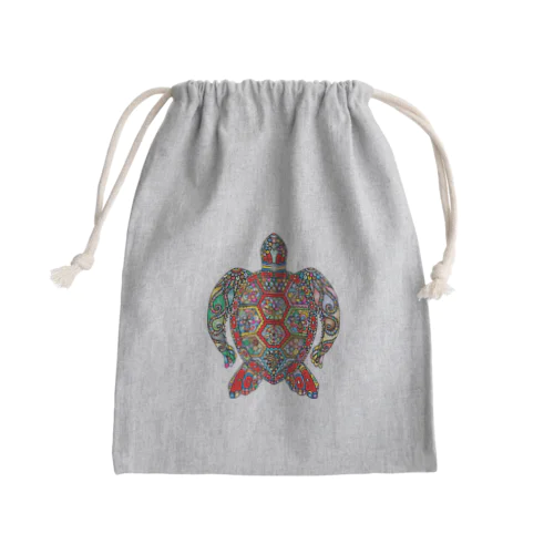 カラフルホヌ Mini Drawstring Bag