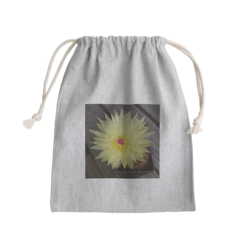 サボテンの花 Mini Drawstring Bag