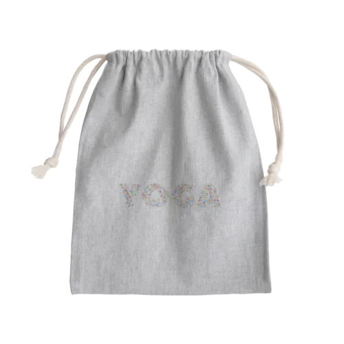 ヨガシルエット「YOGA」 Mini Drawstring Bag