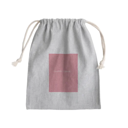 心情 Mini Drawstring Bag