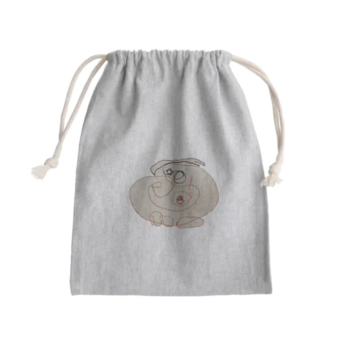 べいびー いん ざ まむ Mini Drawstring Bag