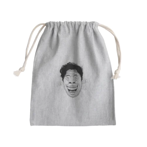 HA HA HA HA Mini Drawstring Bag