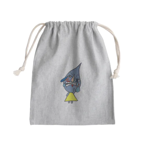 号泣 Mini Drawstring Bag