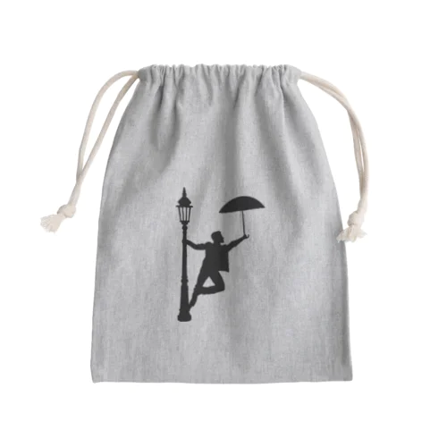 雨に唄えば☂️🎶 Mini Drawstring Bag