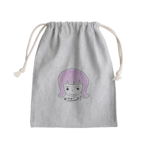 what's? Mini Drawstring Bag