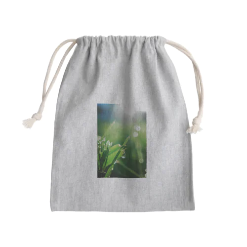 再起の涙 Mini Drawstring Bag