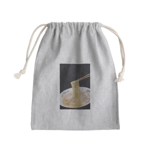 塩ラーメン Mini Drawstring Bag