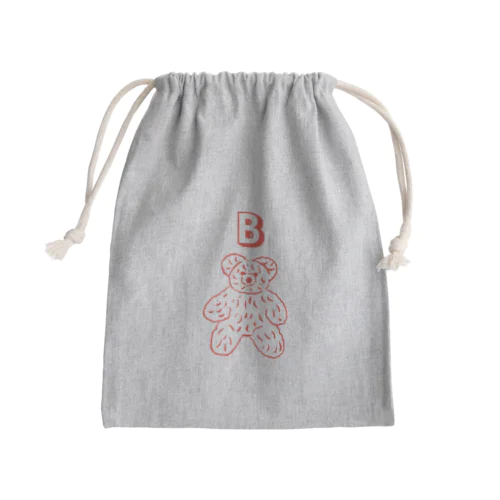 [B]BEAR Mini Drawstring Bag