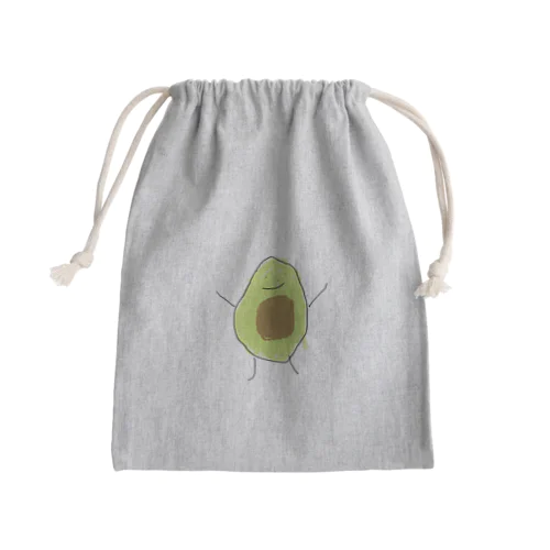 あぼかどくん Mini Drawstring Bag