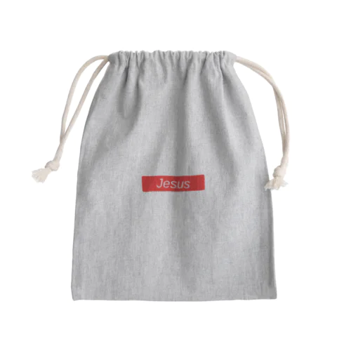 「Jesus」イエス・キリスト Mini Drawstring Bag