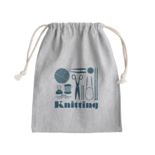 ニッターズ　プロジェクトバッグ Mini Drawstring Bag