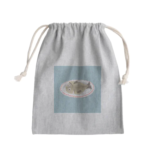 あじのひらき Mini Drawstring Bag