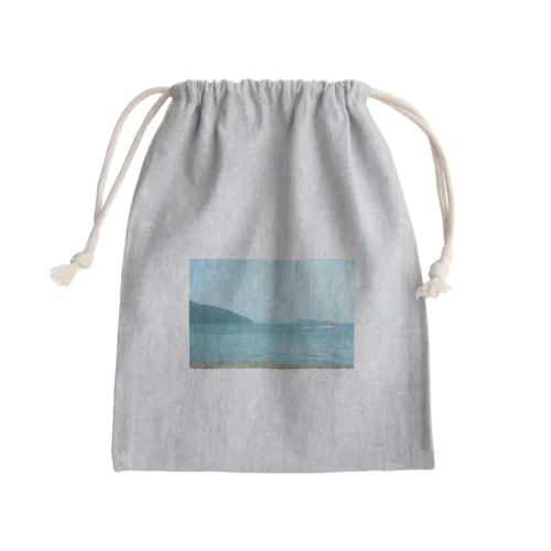 青空と湖 Mini Drawstring Bag