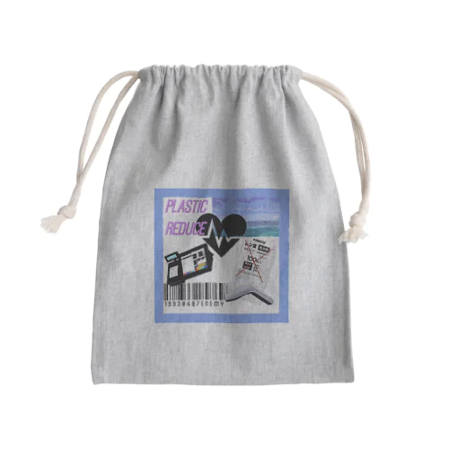 海の豊かさを守ろう🌊🏝🐳 Mini Drawstring Bag