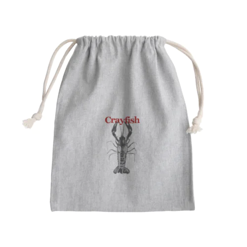 ザリガニ Mini Drawstring Bag