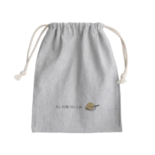 No 拉麺　No Life Mini Drawstring Bag