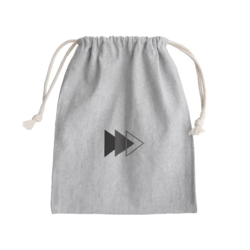 さんかく Mini Drawstring Bag