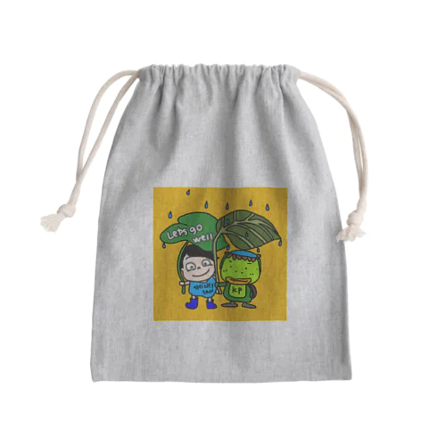 シチサンベビーとカッパくん Mini Drawstring Bag