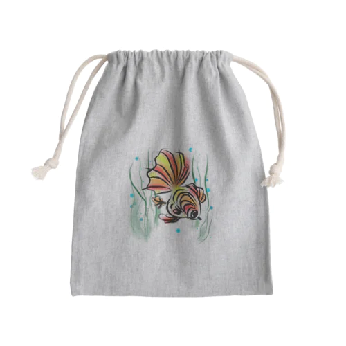 きんぎょちゃん Mini Drawstring Bag