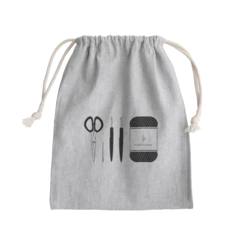 かぎ針編みLOVERS Mini Drawstring Bag