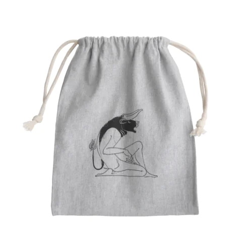 ミノタウルス Mini Drawstring Bag