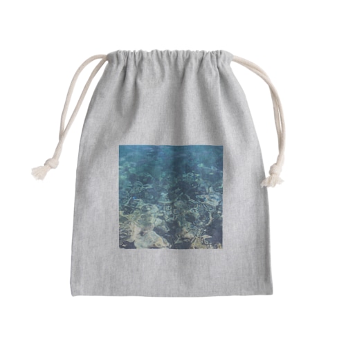 wave Mini Drawstring Bag