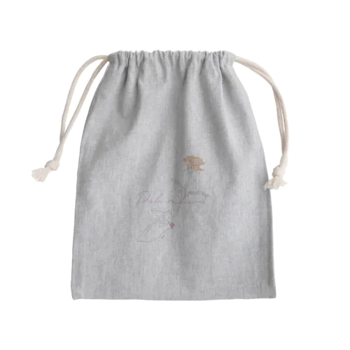 Pii mauvet rose OR Mini Drawstring Bag