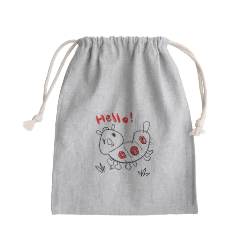 イ・モムシ Mini Drawstring Bag