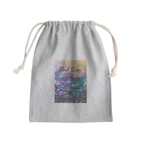 【Pink Rine】オリジナル Mini Drawstring Bag