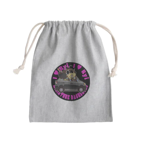 【Pink Rine】オリジナル Mini Drawstring Bag