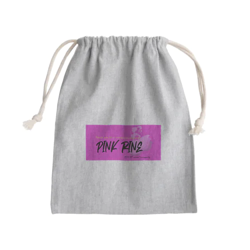 【Pink Rine】オリジナル Mini Drawstring Bag