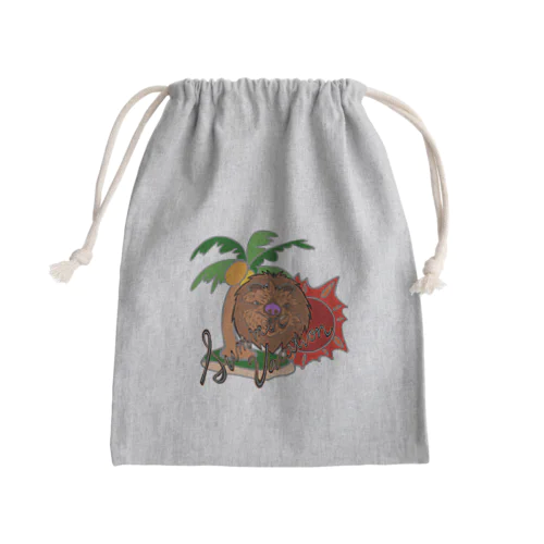 サマーバケーション Mini Drawstring Bag