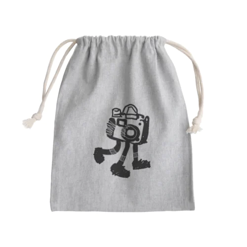 さんきゃくくん Mini Drawstring Bag