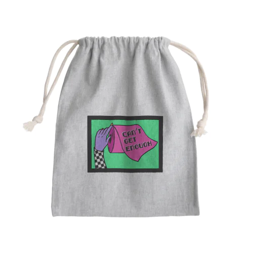 CAN'T GET ENOUGH / GREEN トイレットペーパー　 Mini Drawstring Bag