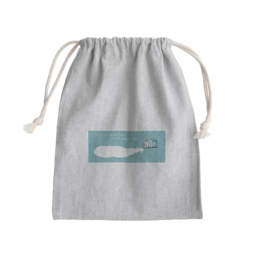 Milk Mini Drawstring Bag