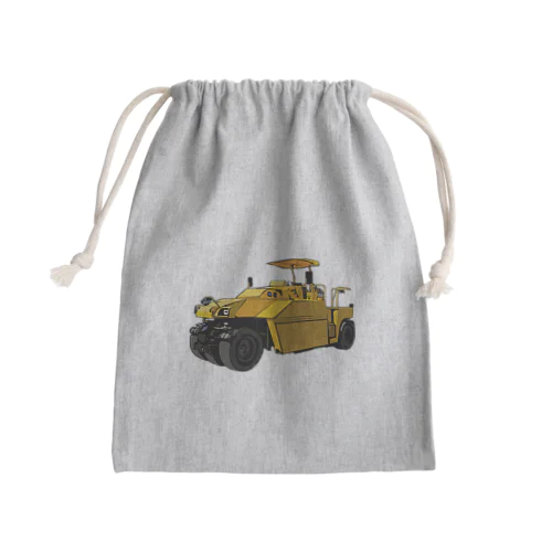 road roller Mini Drawstring Bag