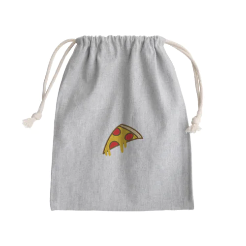 トロトロチーズピザ Mini Drawstring Bag