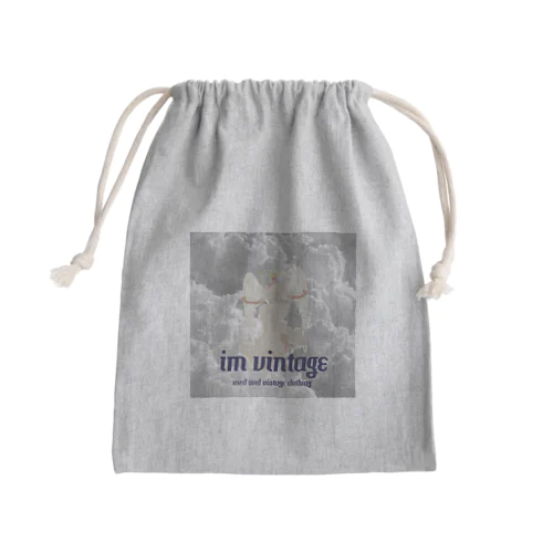 im vintage Mini Drawstring Bag