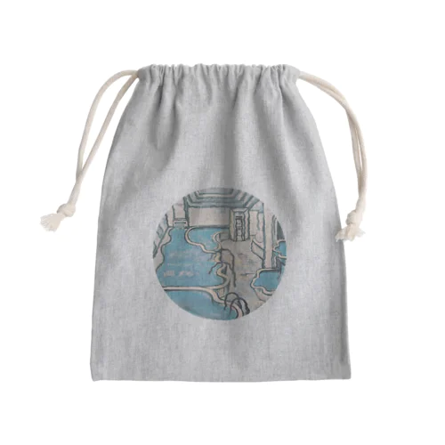 ゆれる浴室 Mini Drawstring Bag