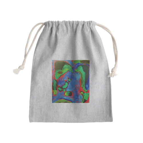 地球崩壊 Mini Drawstring Bag