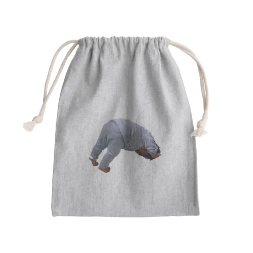 3点倒立 赤ちゃん Mini Drawstring Bag