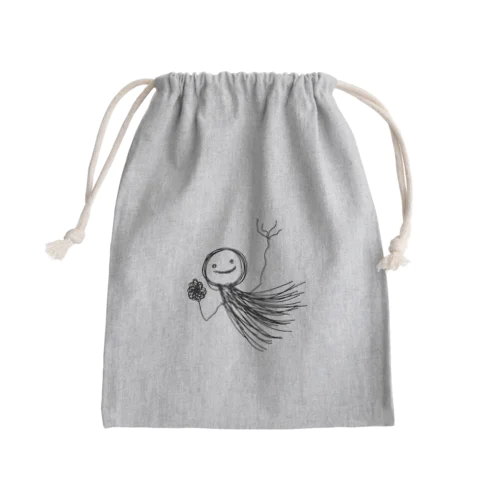 自由気ままなてるてる坊主 Mini Drawstring Bag