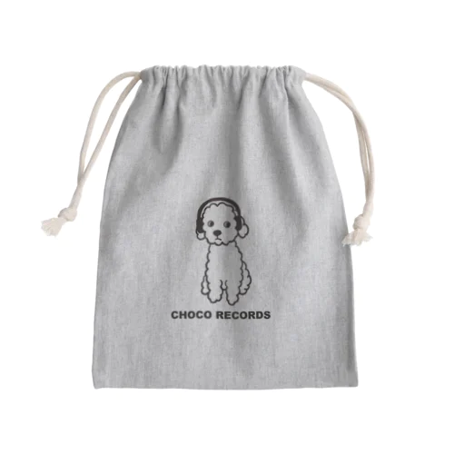 CHOCO RECORDS Mini Drawstring Bag