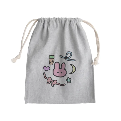 うさぎ(どりーむ) Mini Drawstring Bag