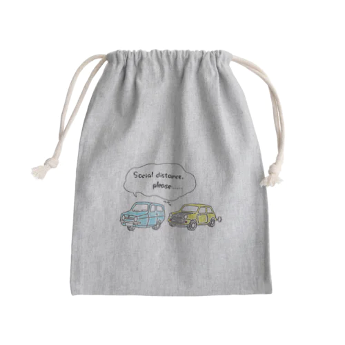 可哀想なロビン Mini Drawstring Bag