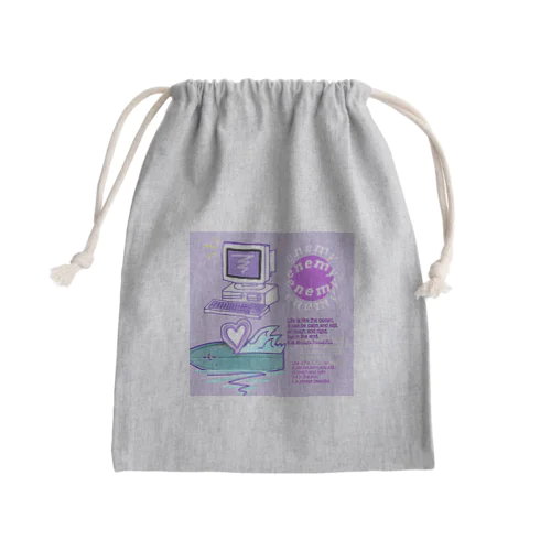 ねっとさーふぃん💻🏄‍♂️🌊 Mini Drawstring Bag